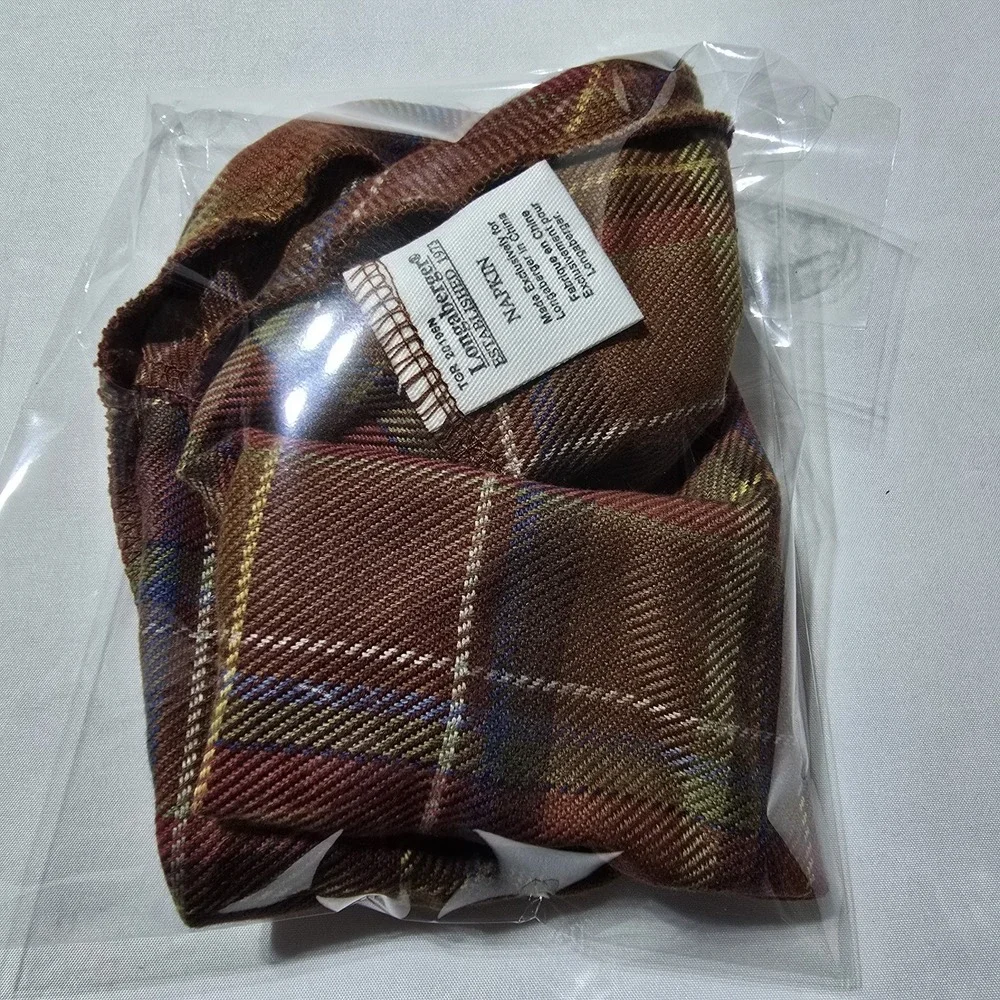 Longaberger Napkin‎ Basket Liner - Tobosso Plaid